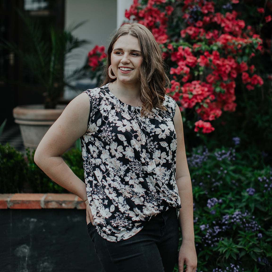 Liesel sleeveless top